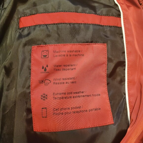 LONDON FOG Down Winter Coat Faux Fur Trim XS - Picture 12 of 12